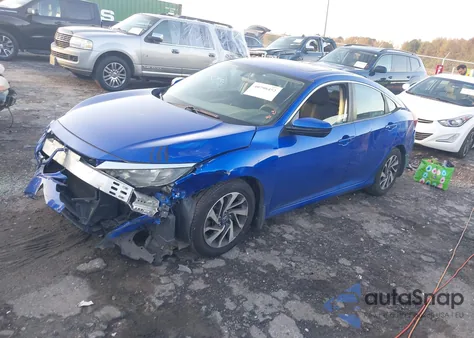 2017 Honda Civic Ex из США, поврежденный, VIN 19XFC2F76HE021875